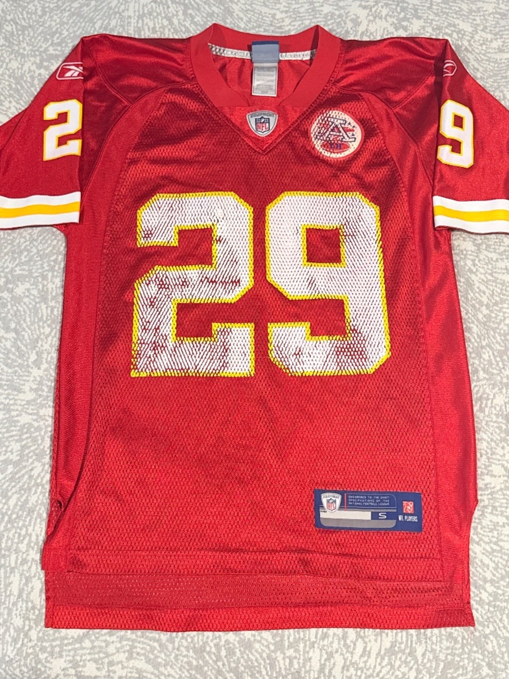 KC Chiefs Eric Berry #29 Vintage Reebok Jersey - Adult Small